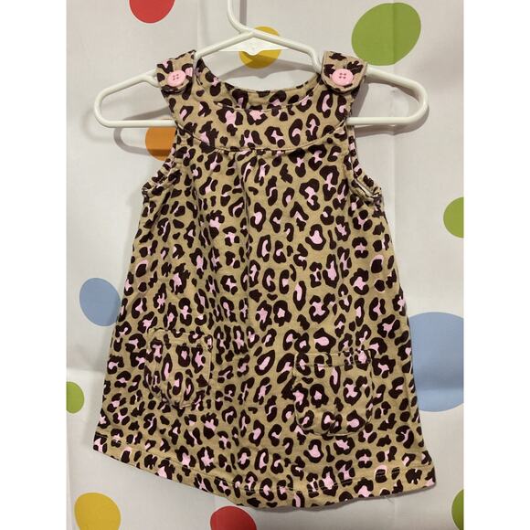 Carter’s Baby Girl Leopard Jumper Dress 9 Months - Picture 10 of 12